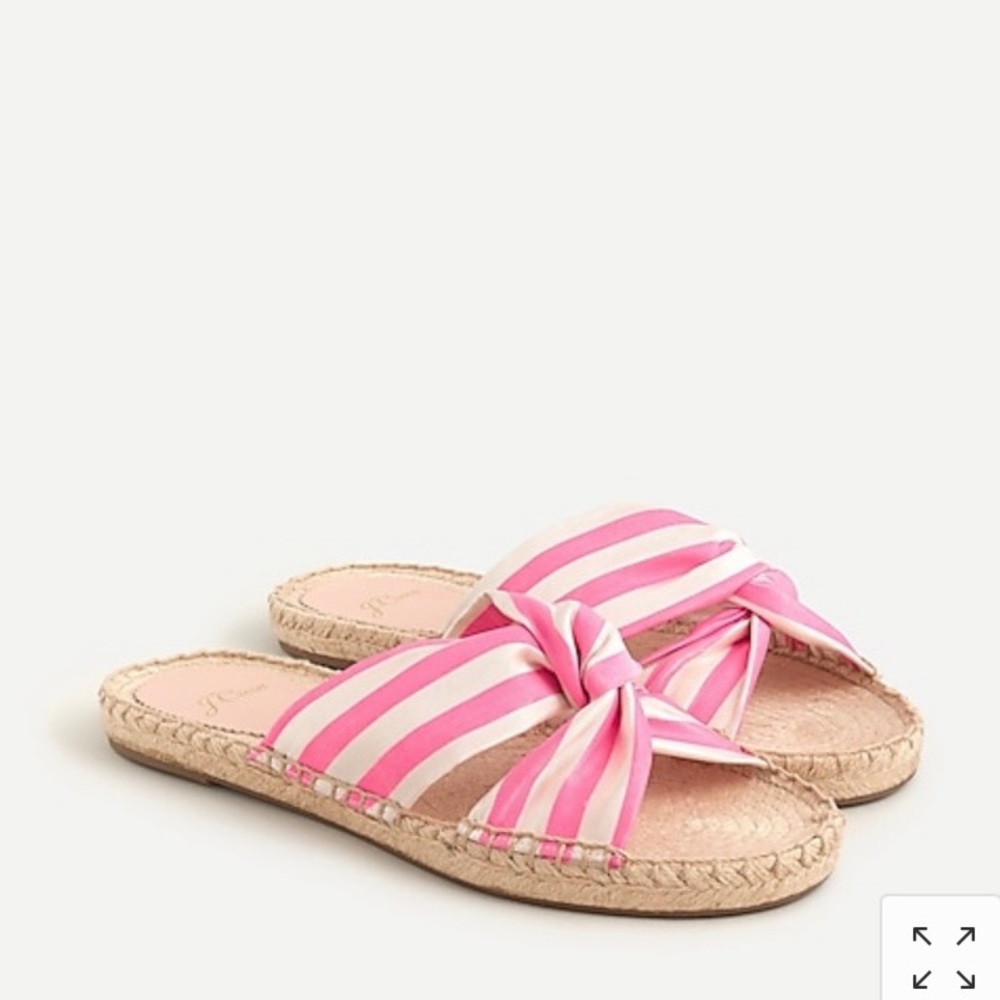 J. Crew NWT Twisted-Knot‎ Espadrille Sandals